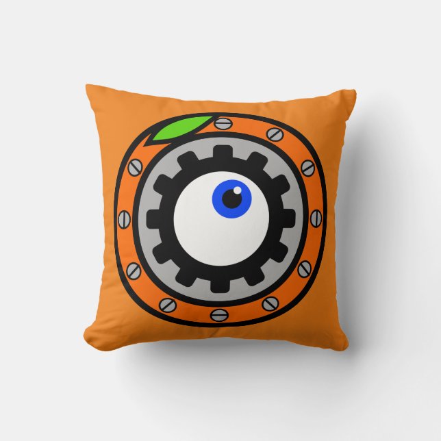 Clockwork Orange Cushion (Front)