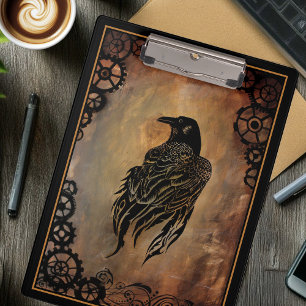 Clockwork Raven Clipboard