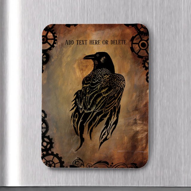 Clockwork Raven Magnet (Creator Uploaded)