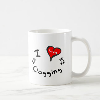 Clogging Gift- I Heart Clogging Coffee Mug