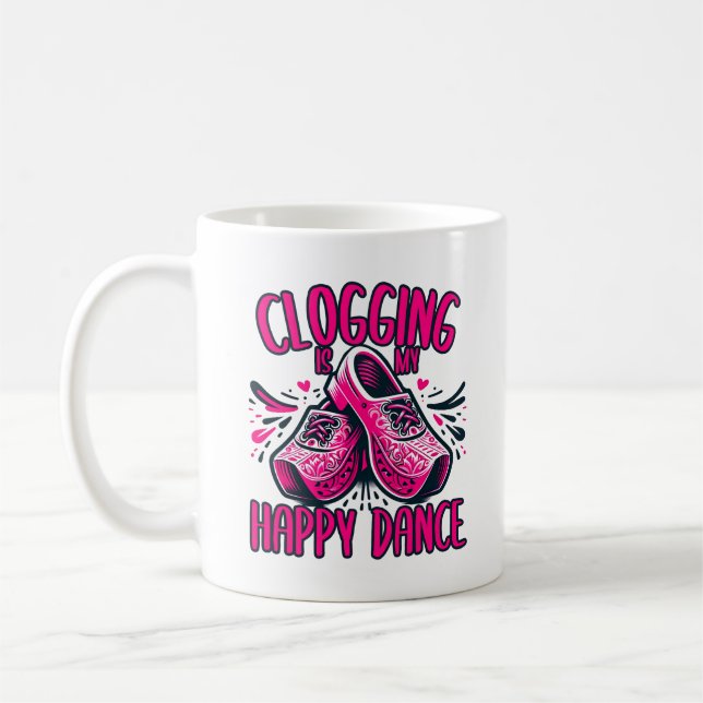 Clogging Happy Dance  Coffee Mug (Left)