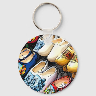 Clogs, Amsterdam, Netherlands - Button Key Ring