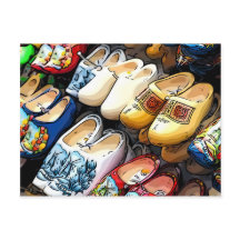 Clogs, Amsterdam, Netherlands/Holland - Postcard