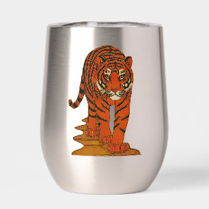 Cloisonne Art Tiger on the Jungle Path