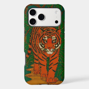 Cloisonne Art Tiger on the Jungle Path