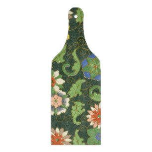 Cloisonne China Patter Asian Oriental Cutting Board