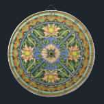 Cloisonne China Patter Asian Oriental Dartboard<br><div class="desc">This oriental floral design is a gorgeous green antique pattern based on a cloisonne pattern,  an old Chinese art form.</div>