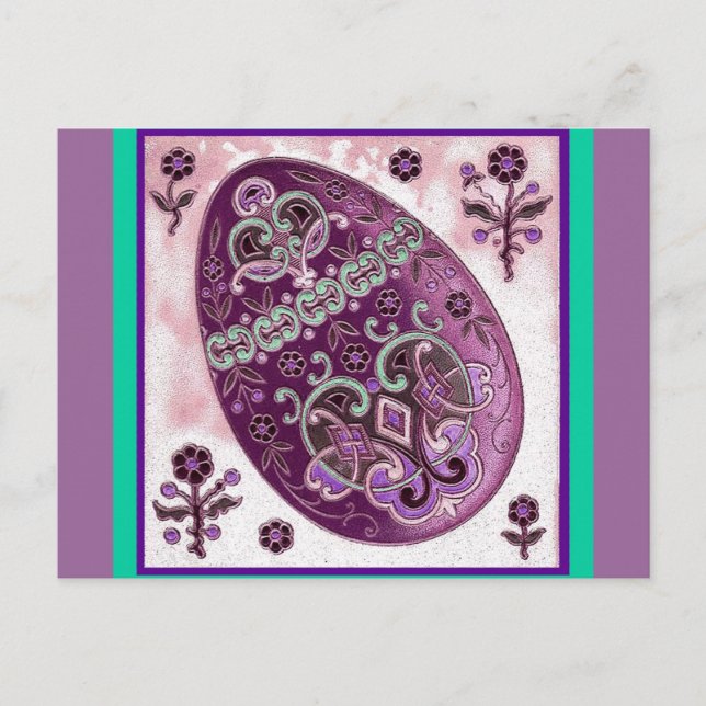 Cloisonne Egg Postcard (Front)