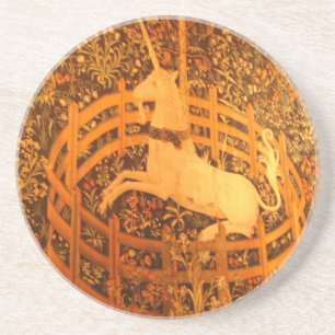 Cloisters Unicorn Sandstone Coaster