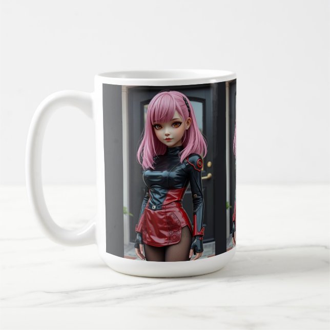Clone Cyborg Girl Coffee Mug (Left)