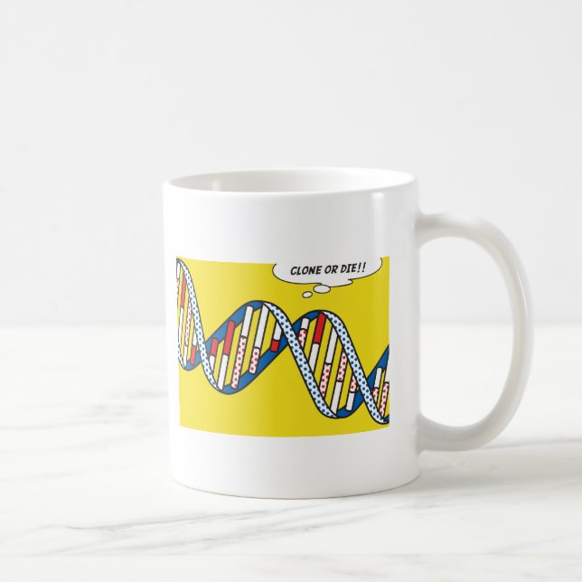 Clone Or Die!! Coffee Mug (Right)