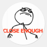 Close enough comic face
