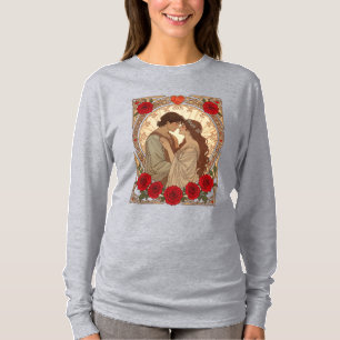 Close Enough To Feel Forever Art Nouveau T-Shirt