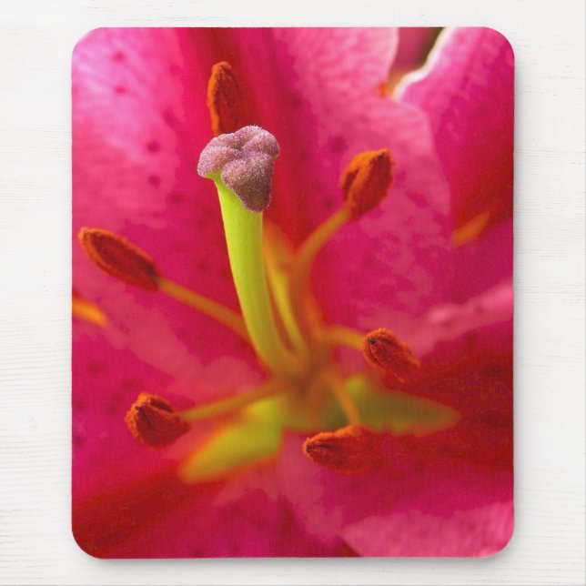 Close Flower Mouse Pad (Front)