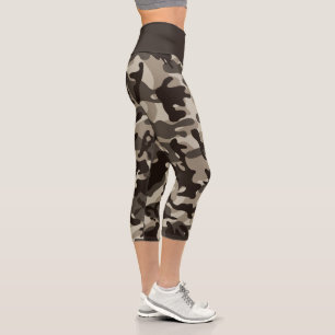 Close Quarter Camouflage  Capri Leggings