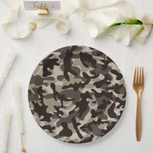 Close Quarter Camouflage  Paper Plate
