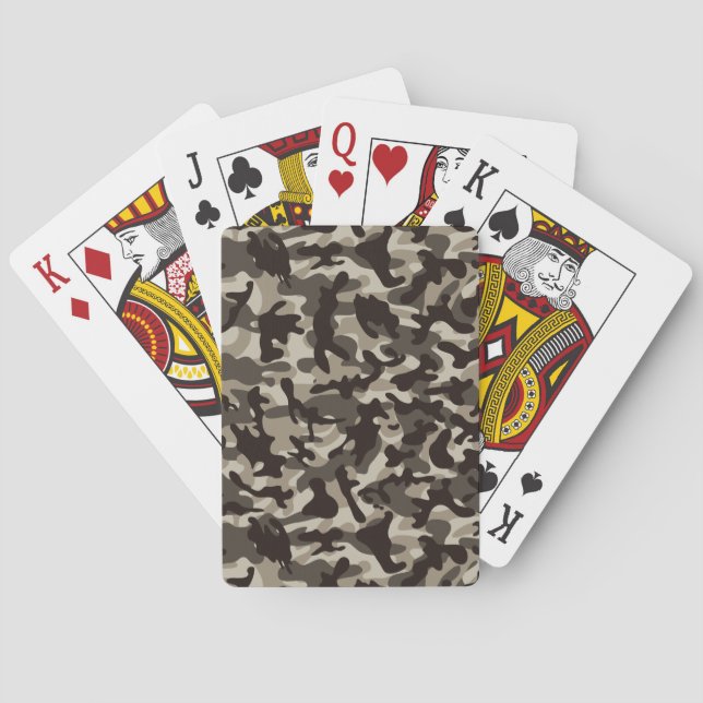Close Quarter Camouflage Playing Cards (Back)