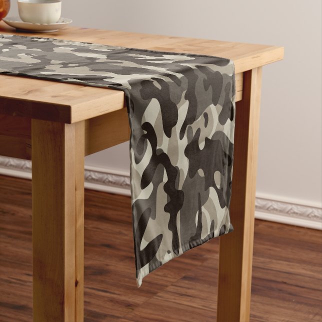 Close Quarter Camouflage Short Table Runner (In Situ)