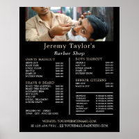 Close Shave, Men's Barbers Price List