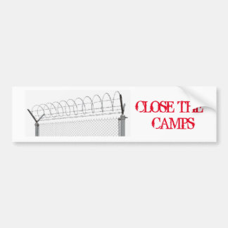 CLOSE THE CAMPS BUMPER STICKER