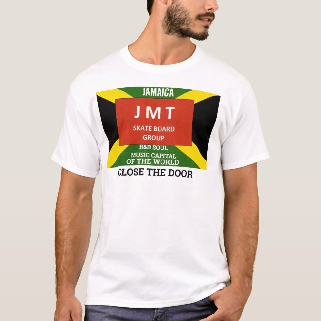 CLOSE THE DOOR Men's Basic T-Shirt (Front)