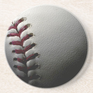 Close-up Baseball Coaster