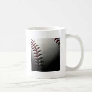 Close-up Baseball Coffee Mug