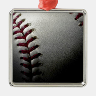 Close-up Baseball Metal Tree Decoration