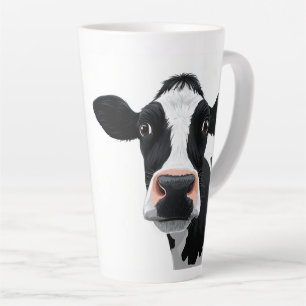 Close-Up Cow Curiosity Latte Mug