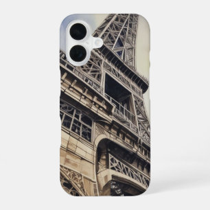 Close-up Eiffel Tower Paris Love City Travel iPhone 16 Case