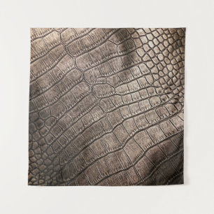 Close-Up Elegant Leather: Textured Pattern Tapestry