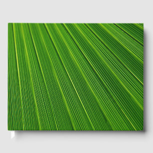 Close-up Green Leaf Guest Book