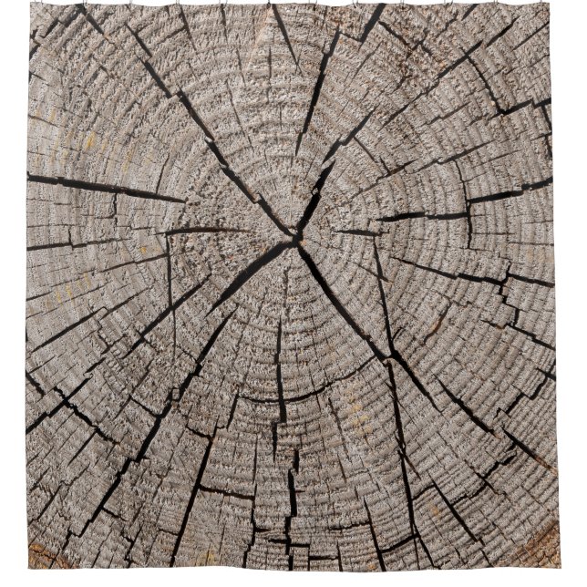 Close up grey background texture of old weathered  shower curtain (Front)