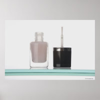 Close-up of a bottle of nail polish