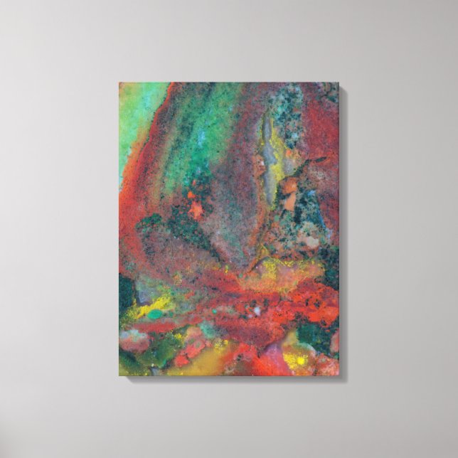 Close up of a Christmas Jasper Canvas Print (Front)