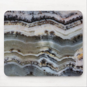 Close up of a Silver Lace Onyx Mouse Pad