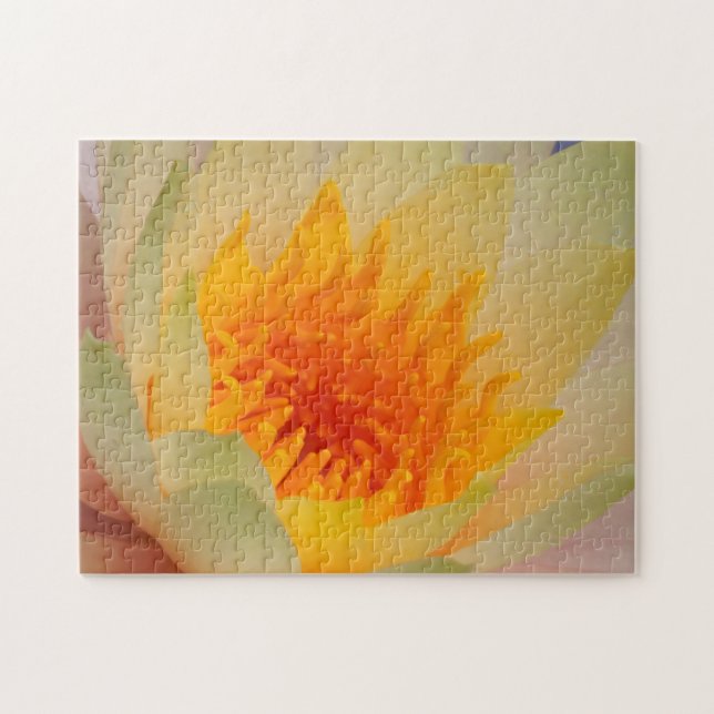 Close-Up Of A Water Lily Jigsaw Puzzle (Horizontal)