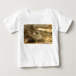 close-up of a wild boar on Toddler Pullover Hoodie