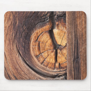 Close up of a wood knot, California Mouse Pad
