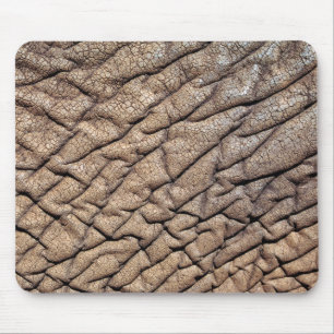 Close-Up Of African Elephant's Hide Mouse Pad