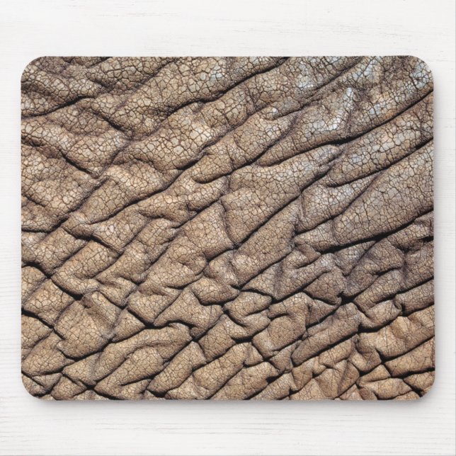 Close-Up Of African Elephant's Hide Mouse Pad (Front)