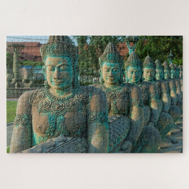 Close-up Of An Artists' Sculptures Jigsaw Puzzle (Horizontal)
