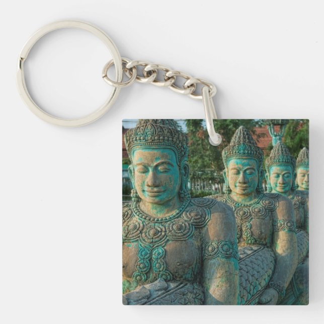 Close-up Of An Artists' Sculptures Key Ring (Front)