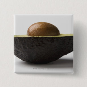 Close-up of an avocado 15 cm square badge
