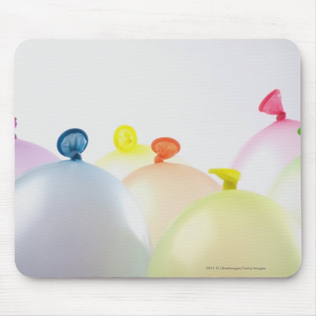 Close-up of balloons mouse pad (Front)