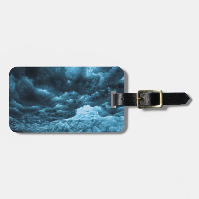 Close up of blue ice, Iceland Luggage Tag (Front Horizontal)