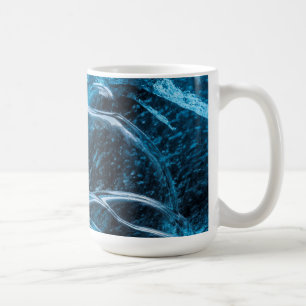 Close Up Of Blue Ice Walls Coffee Mug