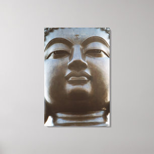 Close-up of Buddha statue Canvas Print