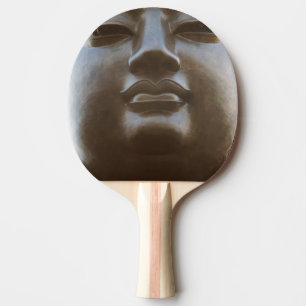 Close-up of Buddha statue Ping Pong Paddle
