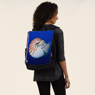 Close-Up Of Chambered Nautilus Backpack